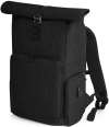 QD995 Quadra Q-Tech Charge Roll-Top Backpack Black colour image